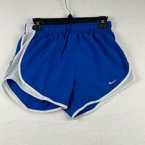 Nike Womens Dri-FIT Tempo Running Shorts Royal Blue White 831558-480 Size Small